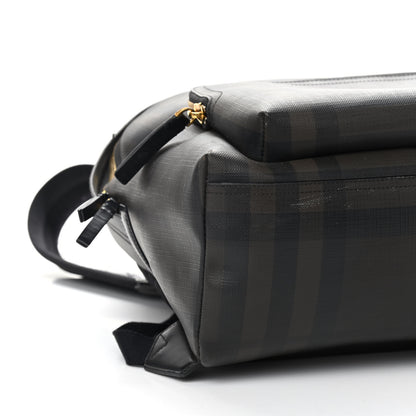 Burberry Smoked Check Backpack Black Brown 6 of 17