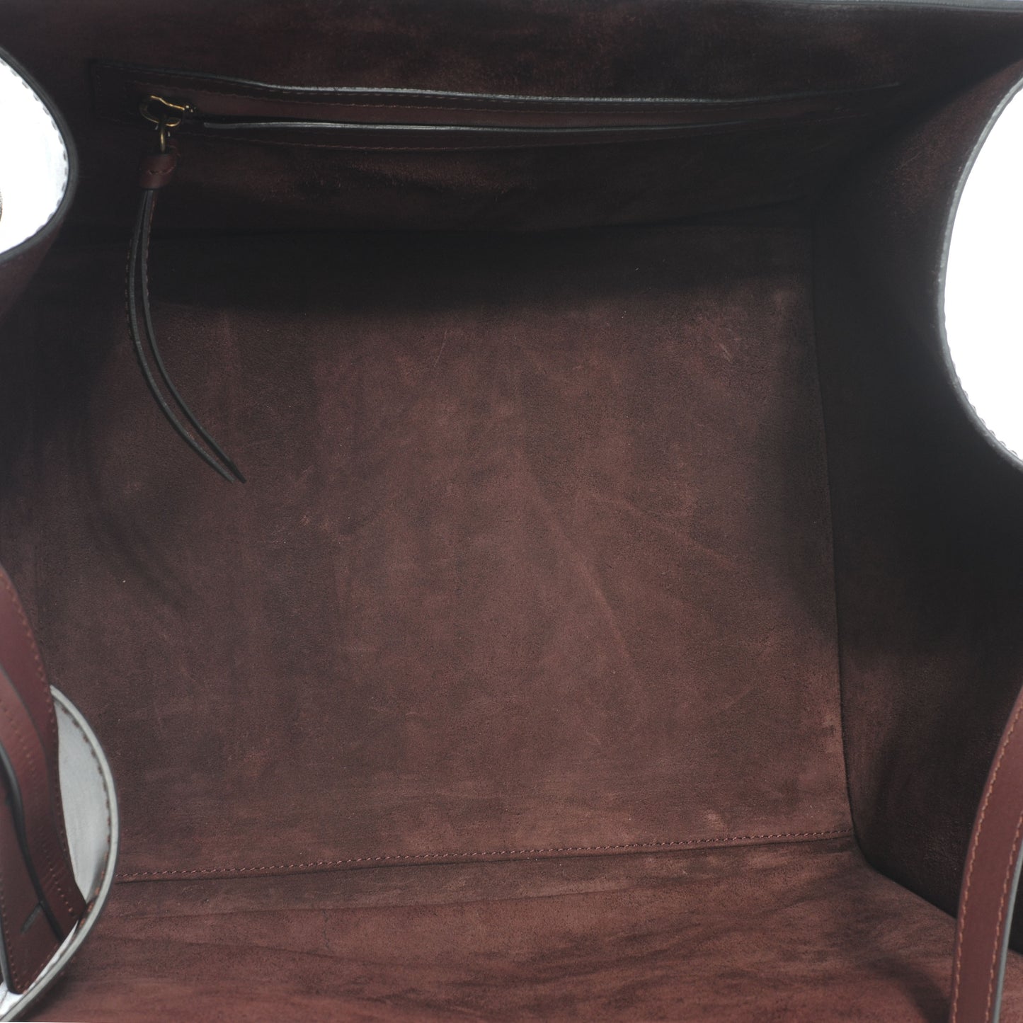 Natural Calfskin Medium Phantom Luggage Burgundy