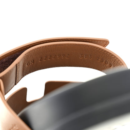 Hermes Calfskin Womens Chypre Sandals 38.5 Naturel 7 of 9