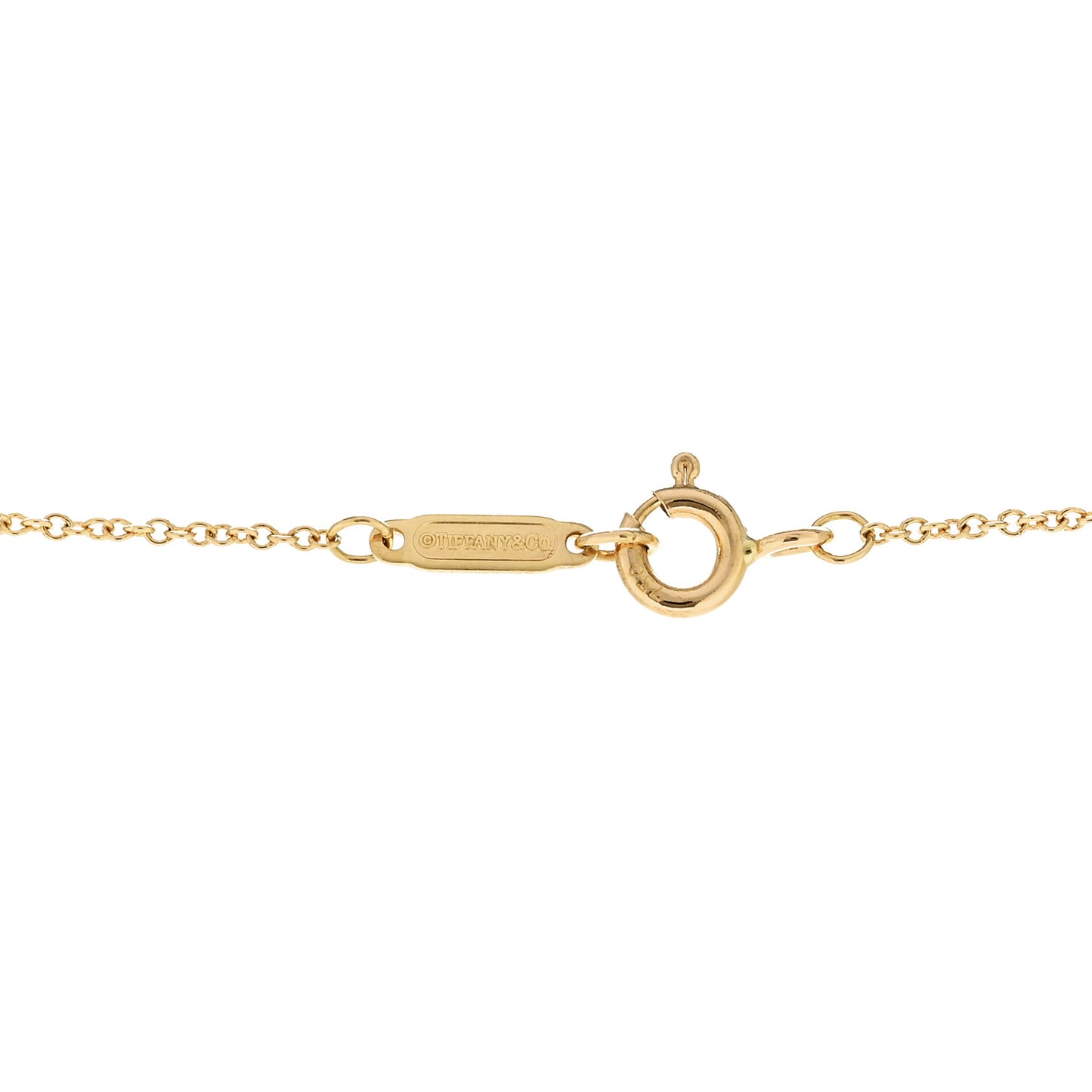 18K Yellow Gold 1837 Interlocking Circles Pendant Necklace