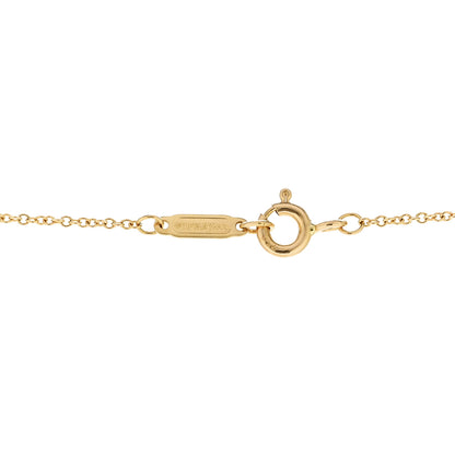 Tiffany 18K Yellow Gold 1837 Interlocking Circles Pendant Necklace 5 of 6
