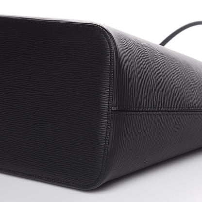 Louis Vuitton Epi Neverfull MM Black 9 of 12