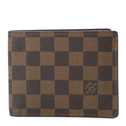 Louis Vuitton Damier Ebene Porte-Billets Mens Billfold Wallet 1 of 11