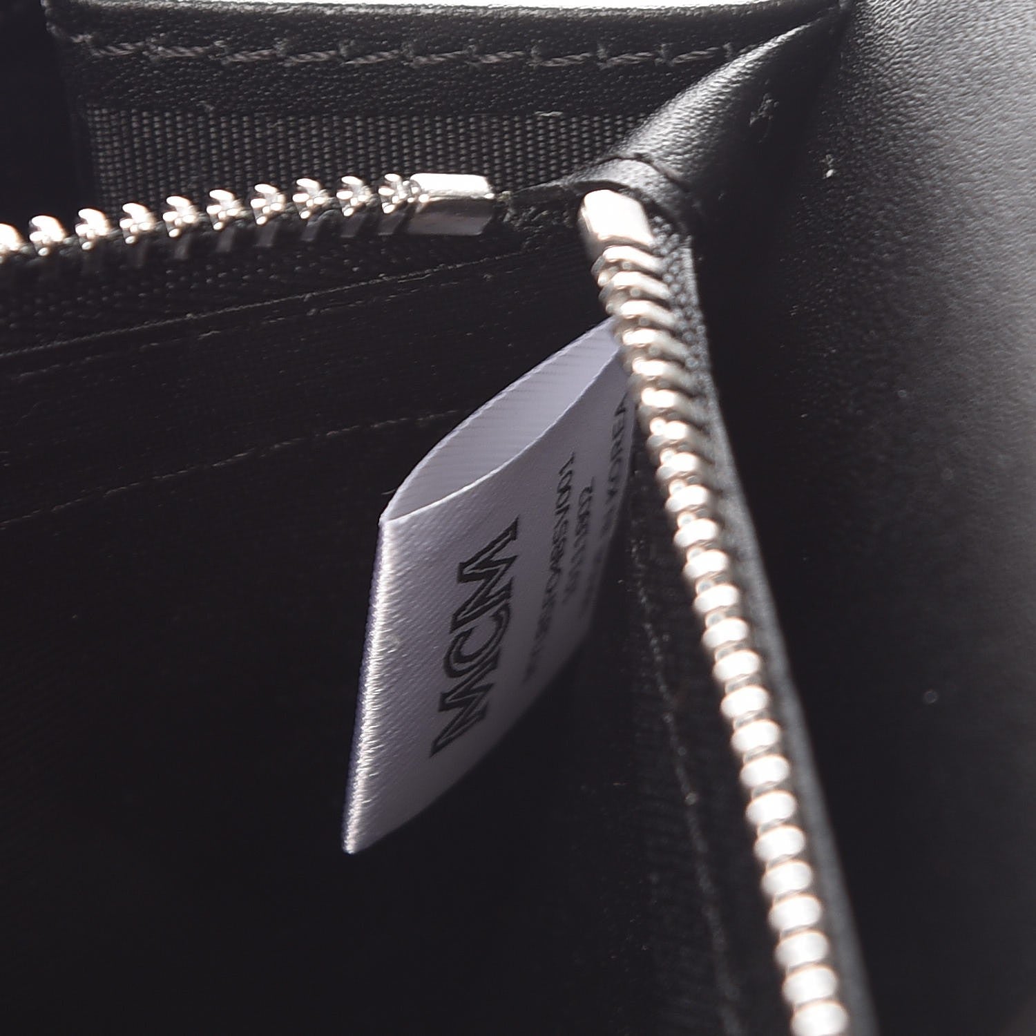 MCM Metallic Visetos Continental Flap Wallet Silver 9 of 12
