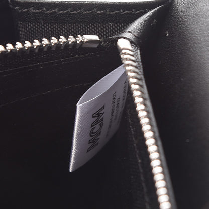 MCM Metallic Visetos Continental Flap Wallet Silver 9 of 12