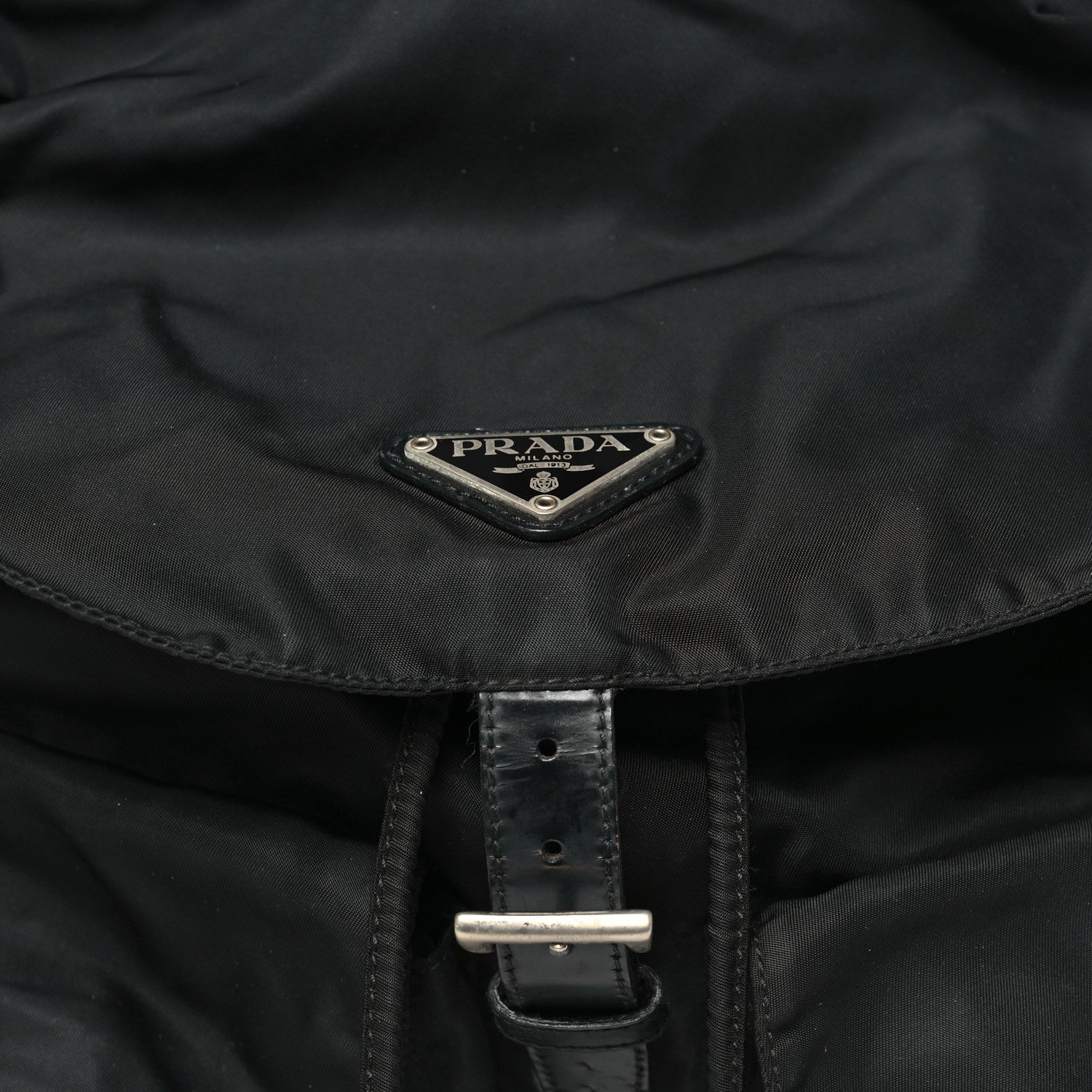 Prada Nylon Vela Medium Backpack Black 7 of 9