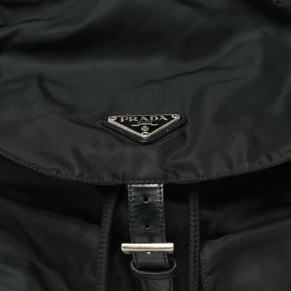 Prada Nylon Vela Medium Backpack Black 7 of 9