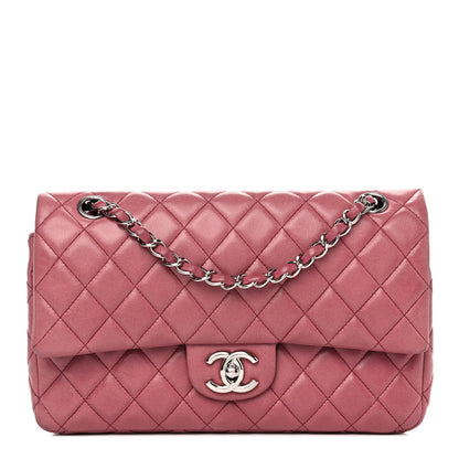 Chanel Lambskin Quilted Medium Double Flap Pink 1 of 6