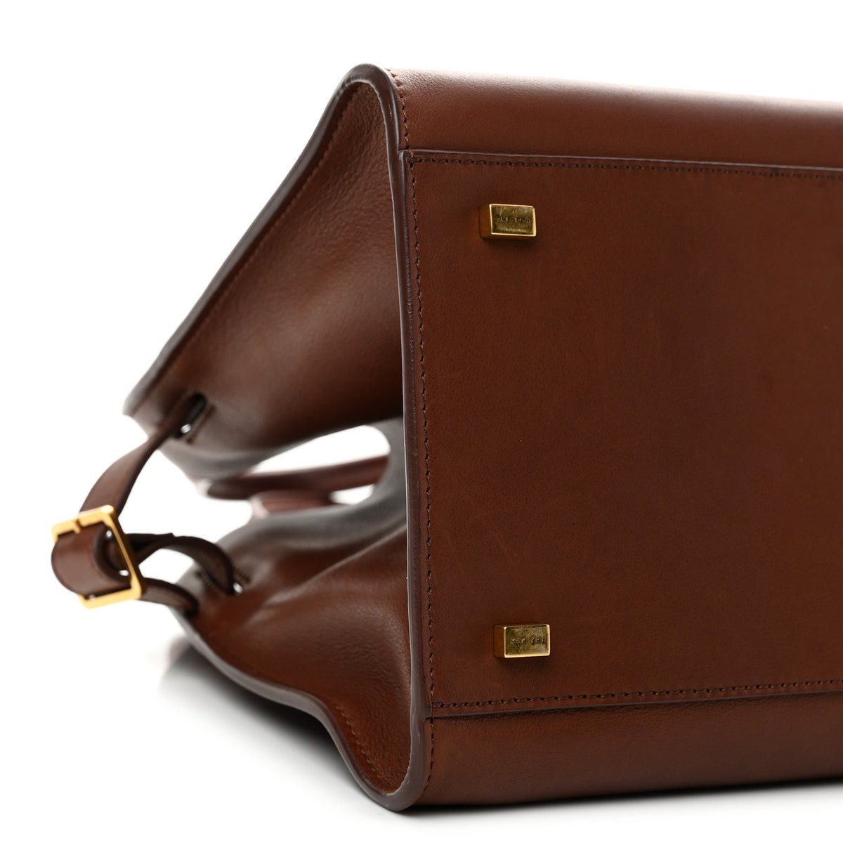 Polished Saddle Calfskin Soft Margaux 12 New Burgundy