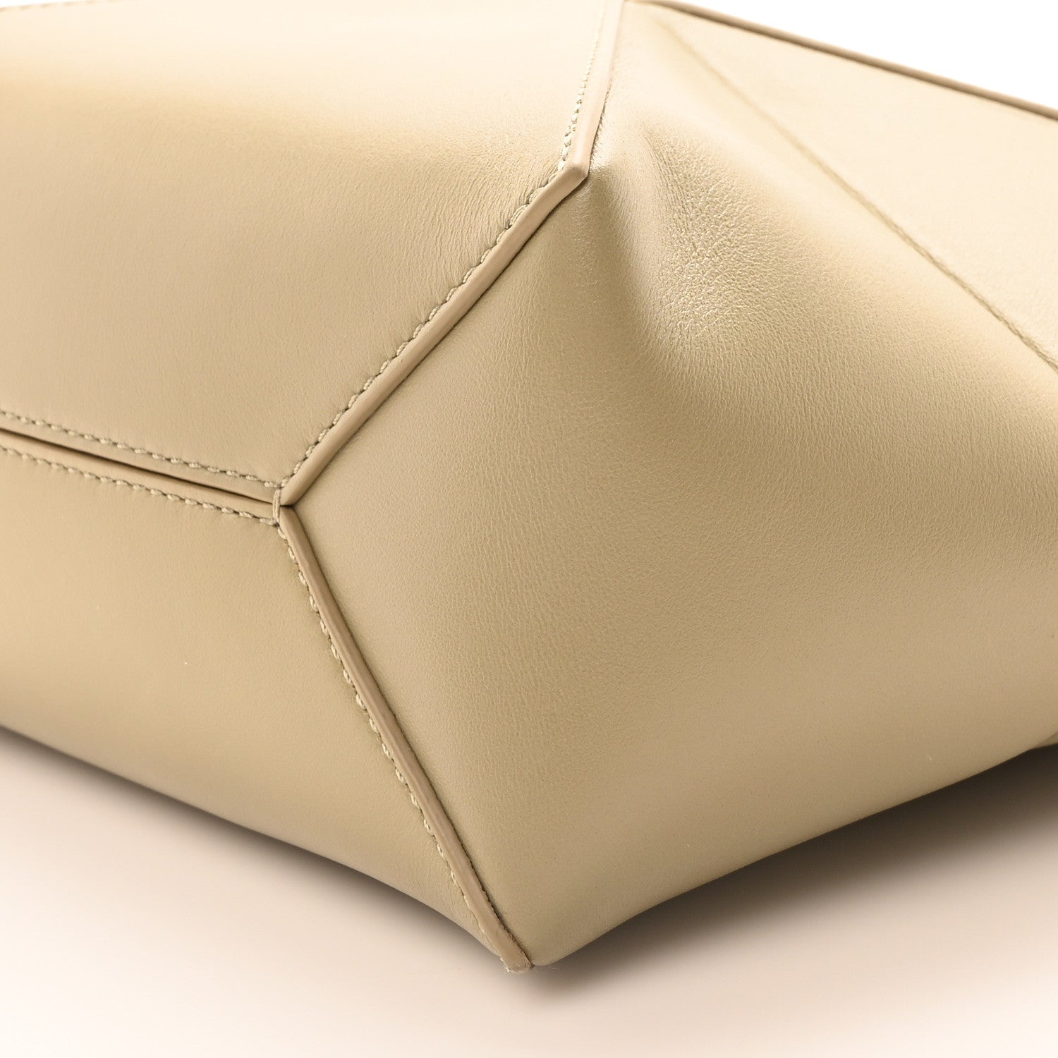 Loewe Shiny Calfskin Mini Puzzle Fold Tote Eucalyptus 10 of 10