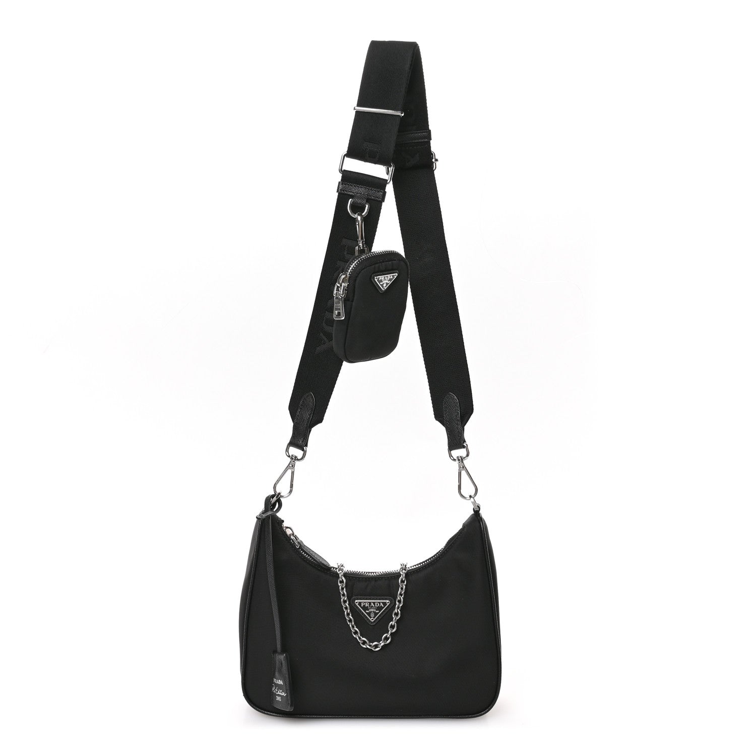 Prada Nylon Re-Edition 2005 Shoulder Bag Black 1 of 11