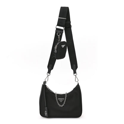 Prada Nylon Re-Edition 2005 Shoulder Bag Black 1 of 11