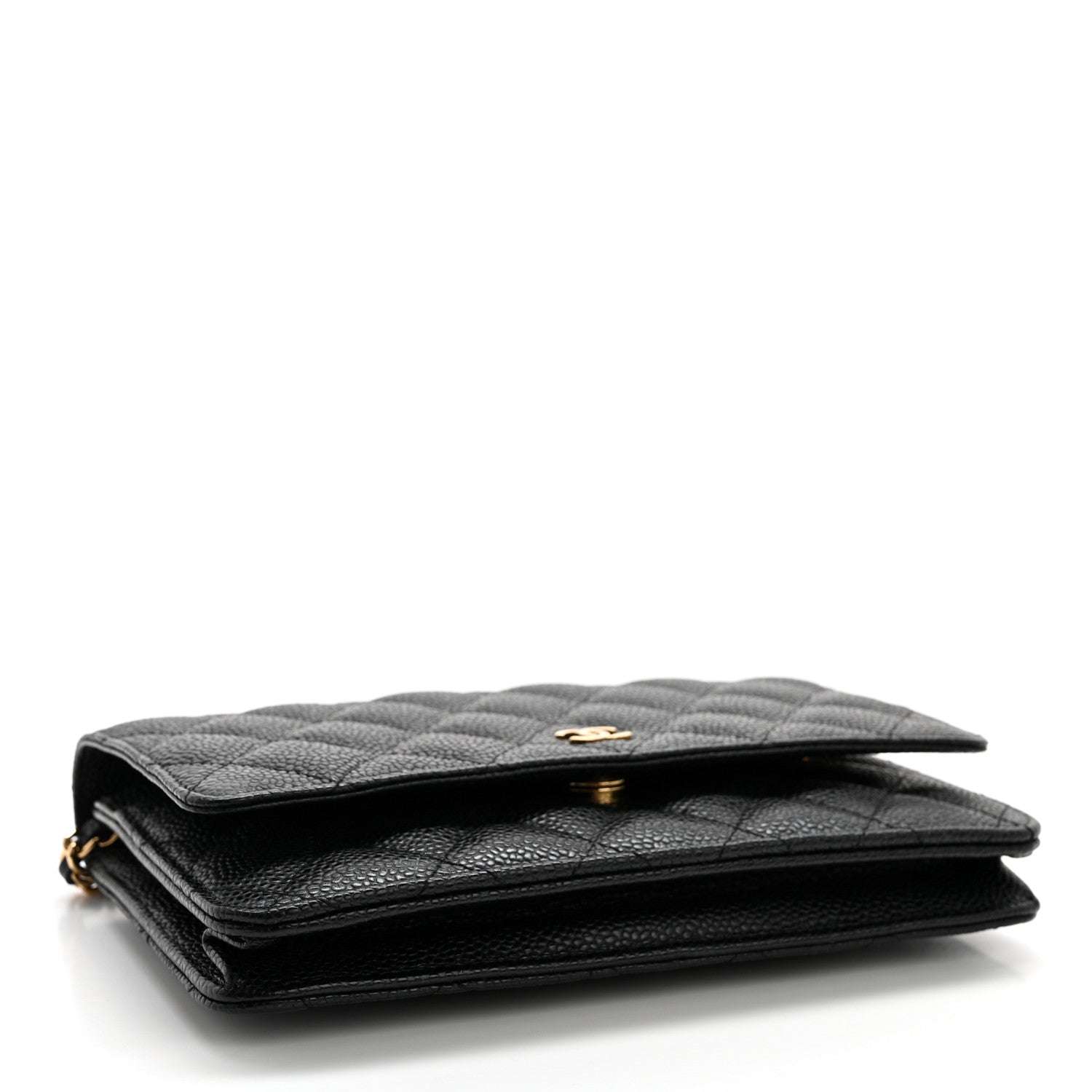 Chanel Caviar Quilted Wallet on Chain WOC Black 4 of 12