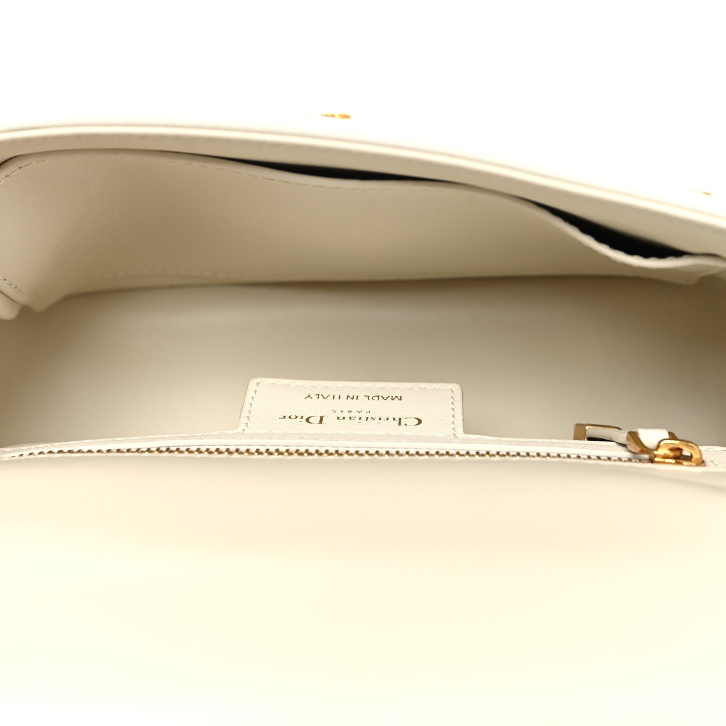 Calfskin Star Motif Macrocannage Mini Caro Bag Latte