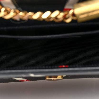 Saint Laurent Calfskin Lipstick Print Small Classic Monogram Kate Tassel Satchel Black 5 of 9