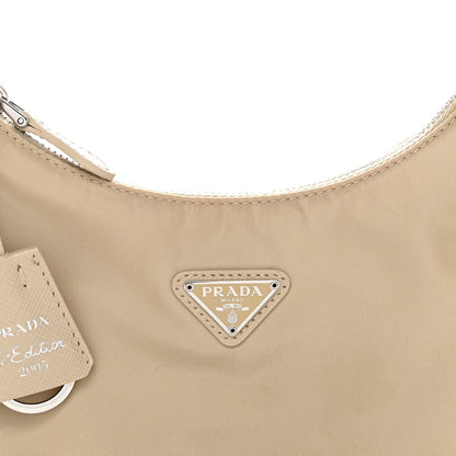 Prada Re-Nylon Saffiano Mini Re-Edition 2005 Bag Deserto 8 of 12