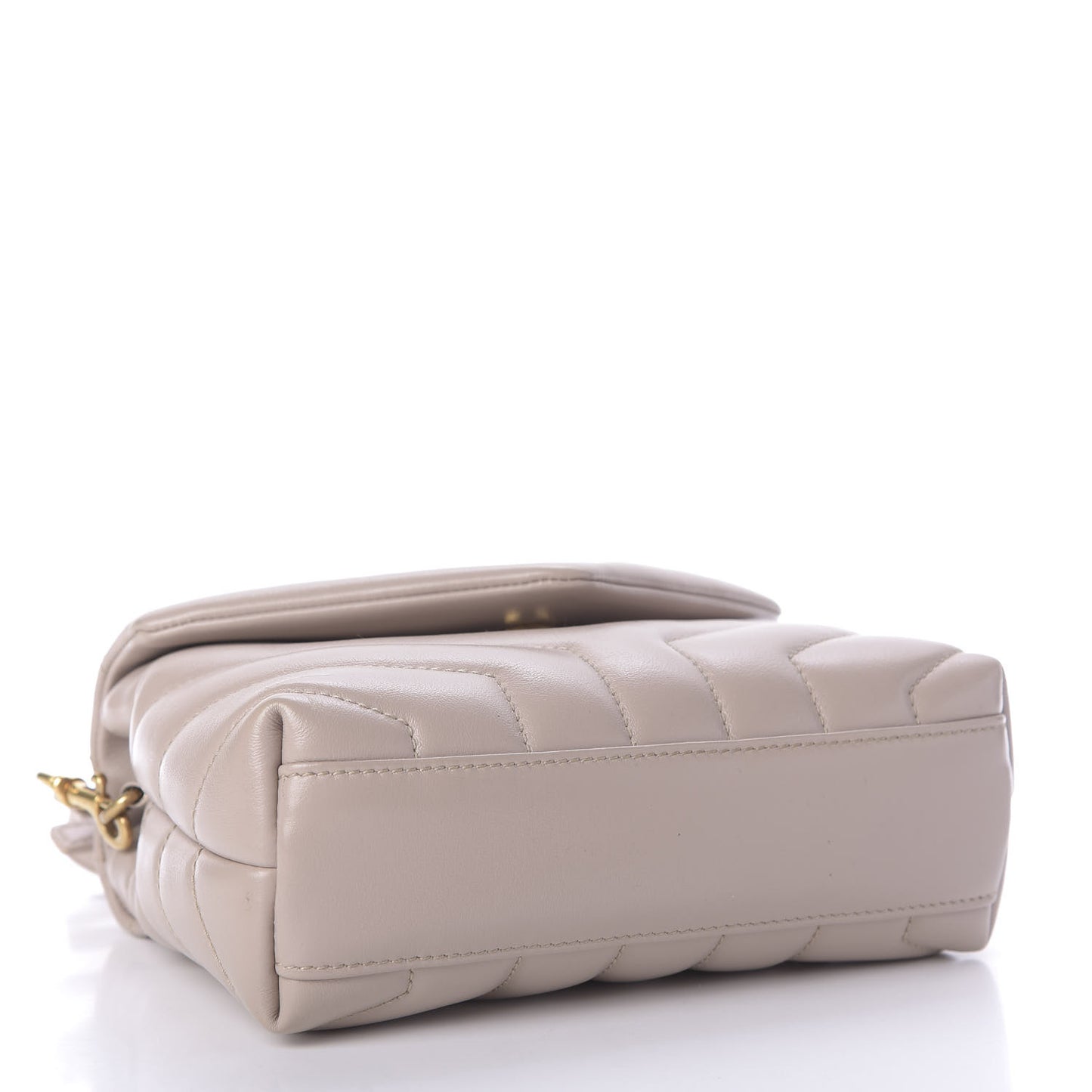 Calfskin Y Quilted Monogram Toy Loulou Satchel Light Natural