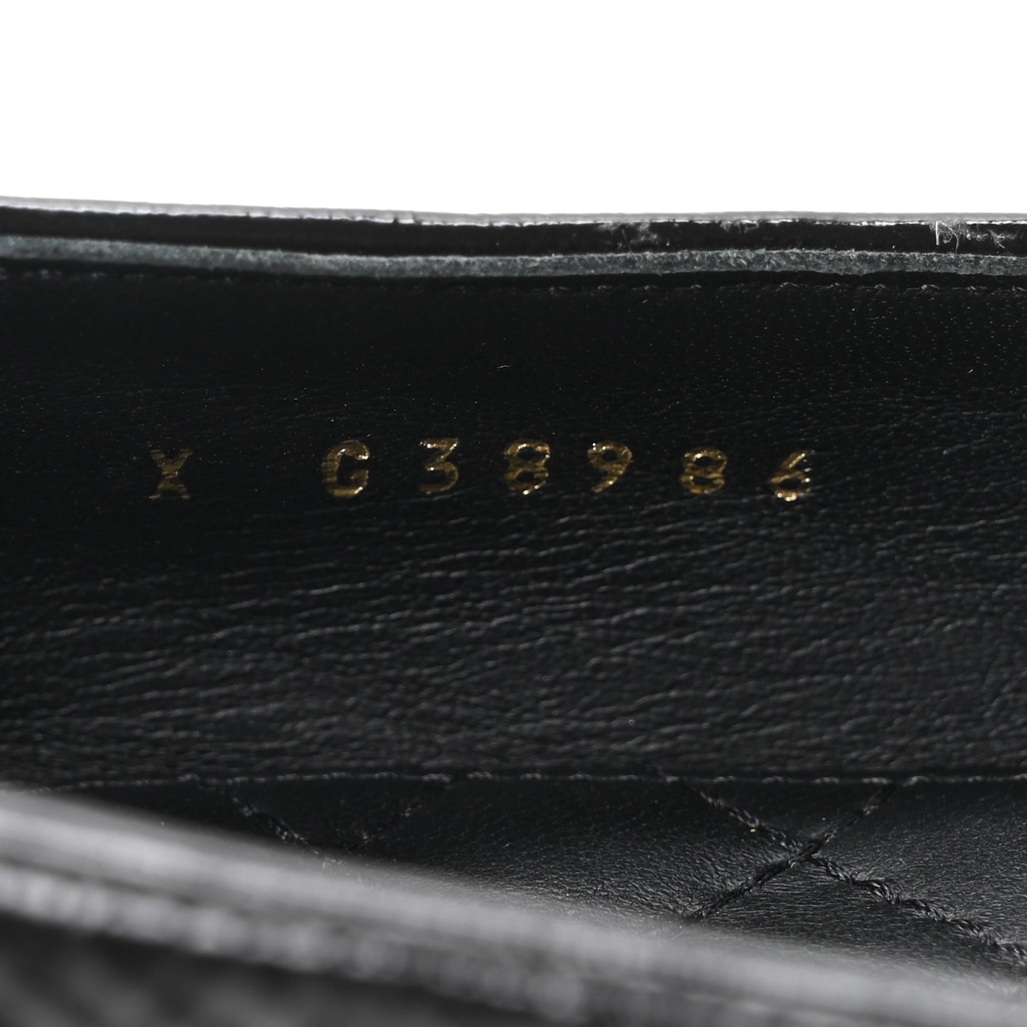 Shiny Lambskin Pearl Cap Toe Ankle Chain Ballerina Flats 41 Black