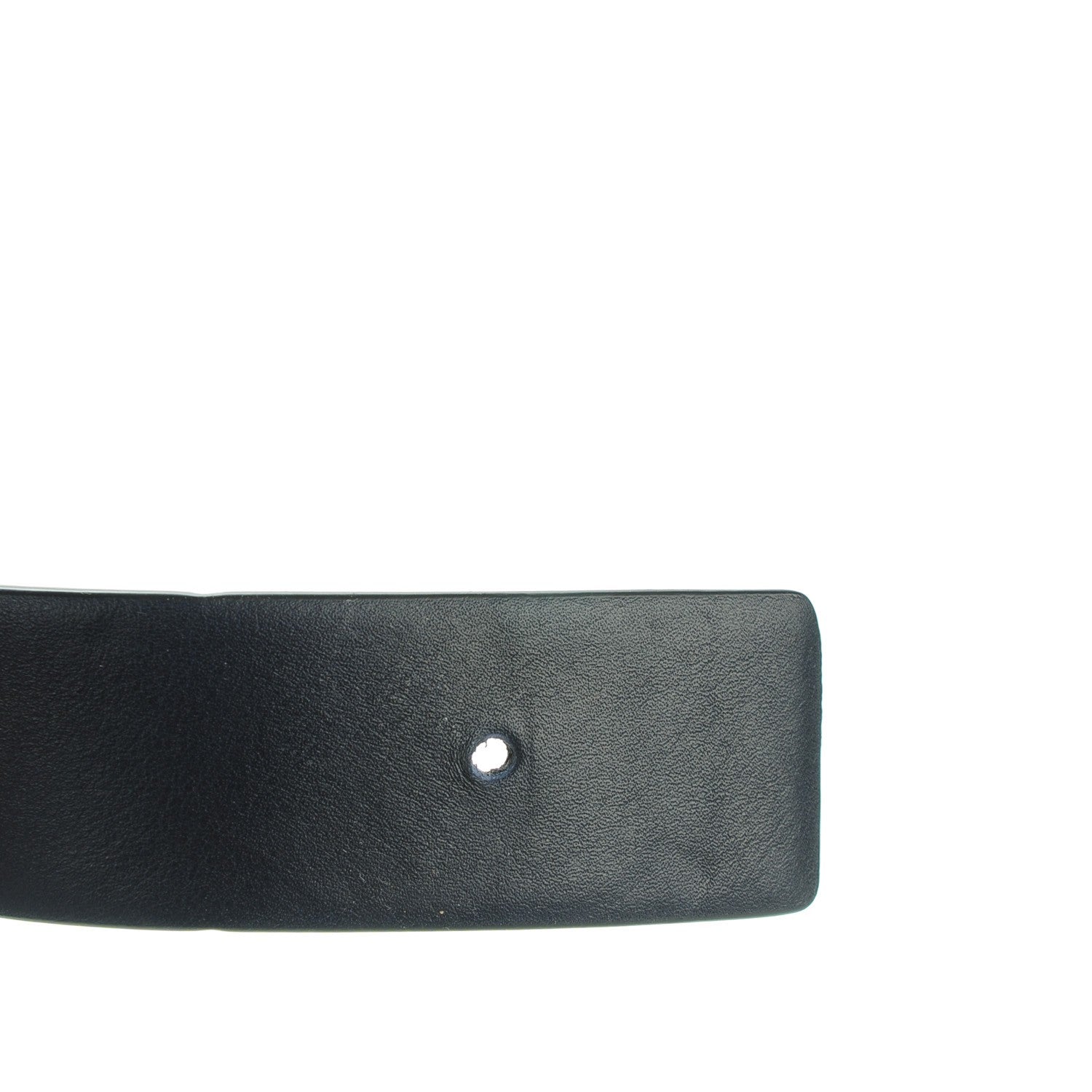 Chanel Calfskin CC Reversible Skinny Belt 95 38 Black Navy 7 of 10