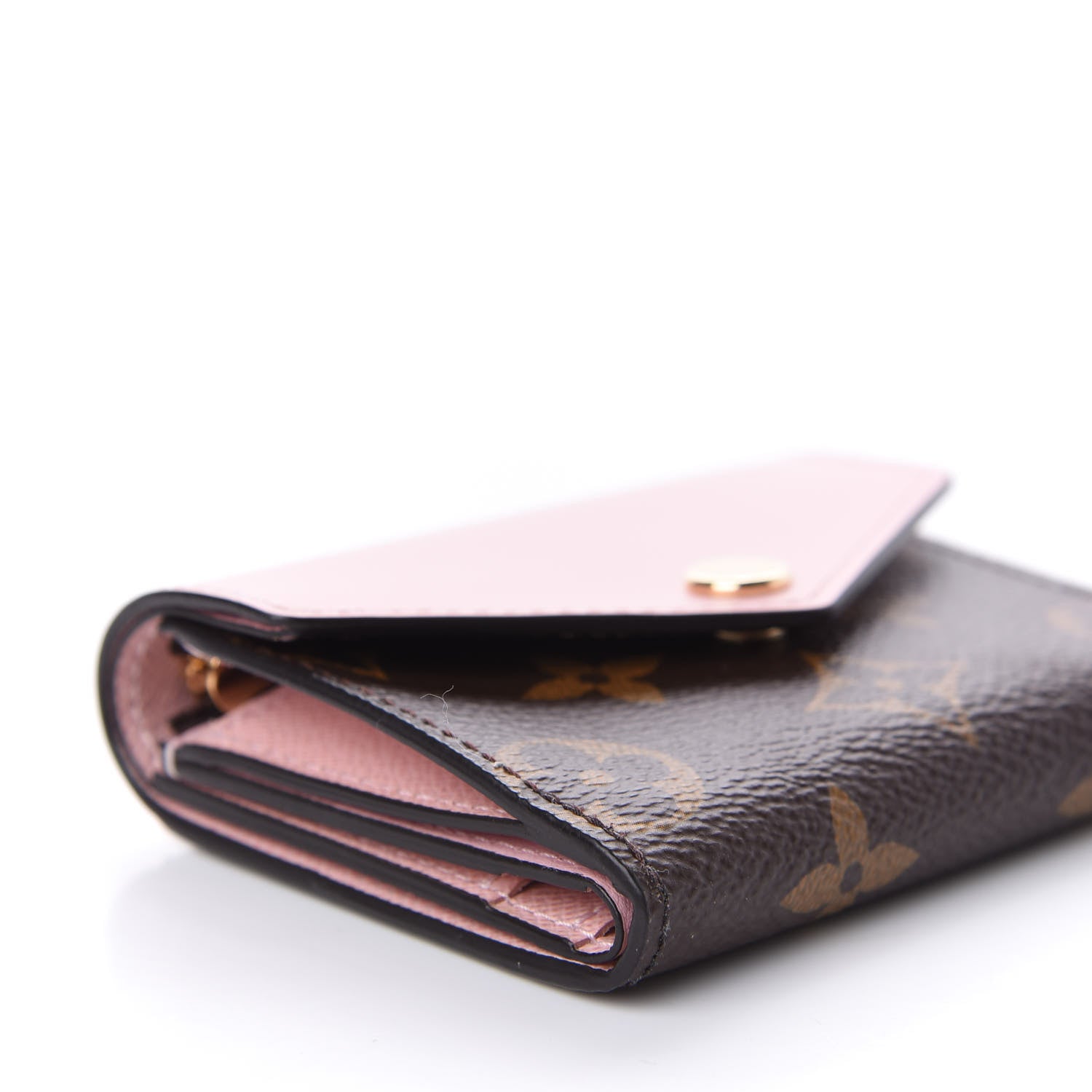 Louis Vuitton Monogram Zoe Wallet Rose Ballerine 8 of 11