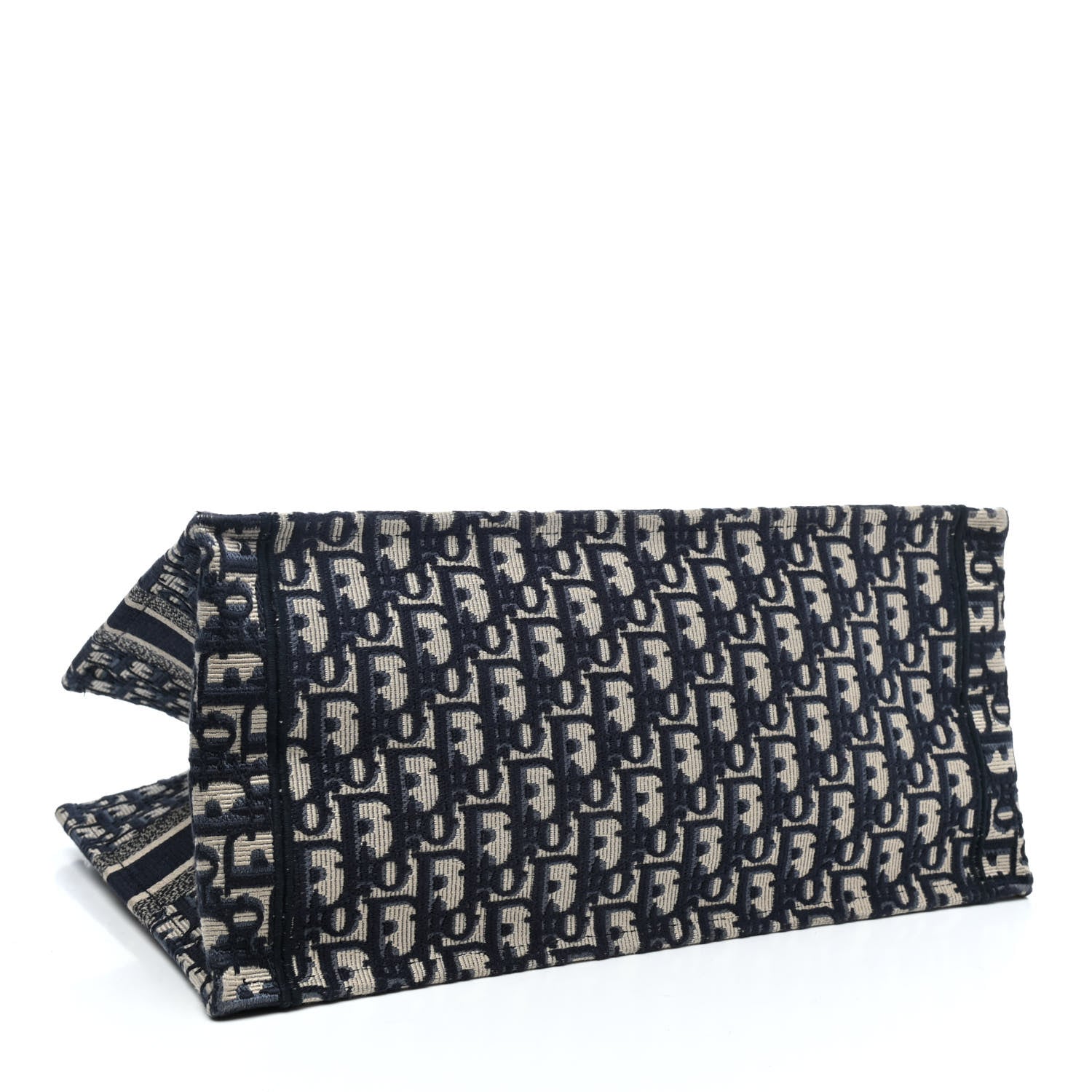 Christian Dior Oblique Medium Book Tote Blue Multicolor 3 of 4
