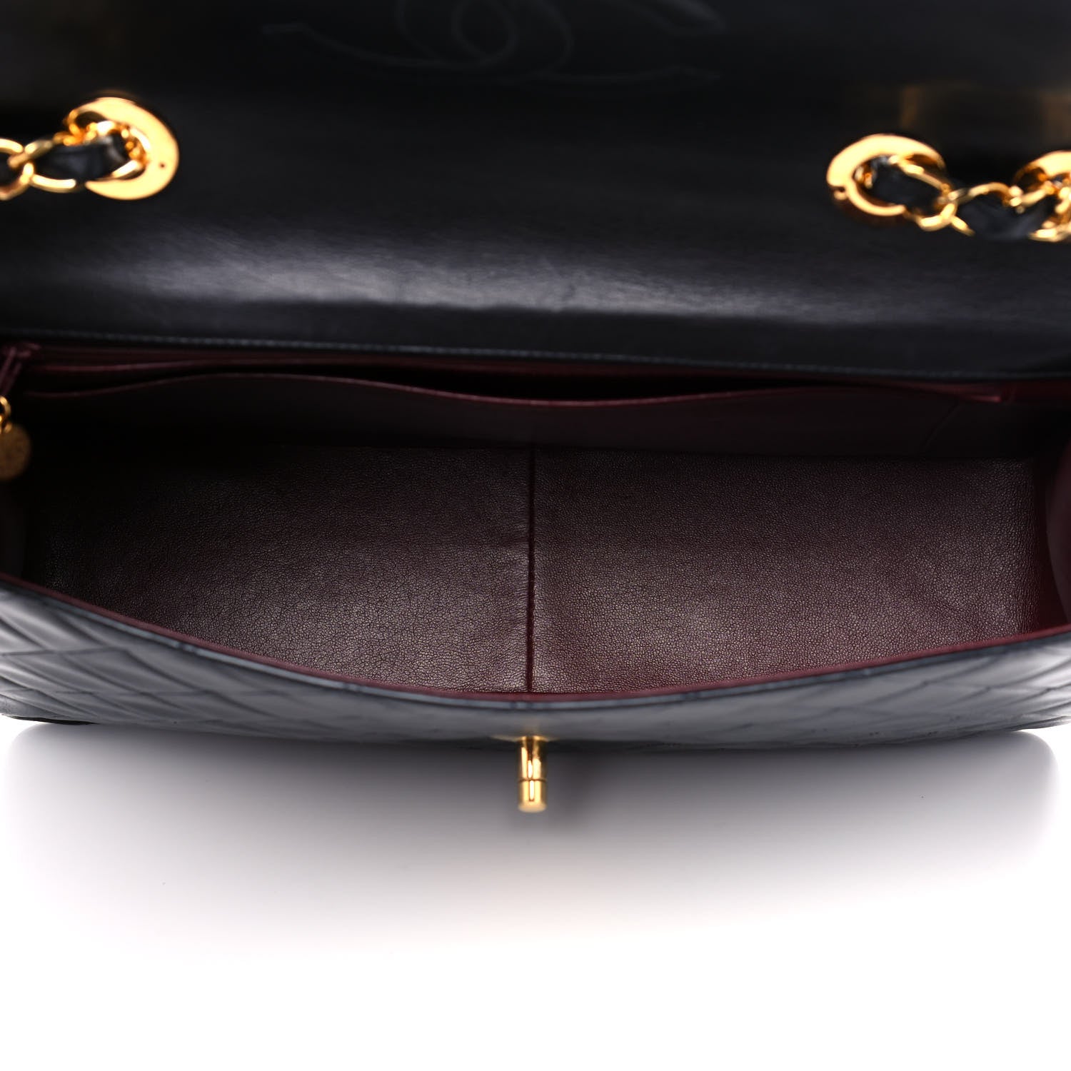 Chanel Washed Lambskin Quilted Maxi Single Flap Black 4 of 15