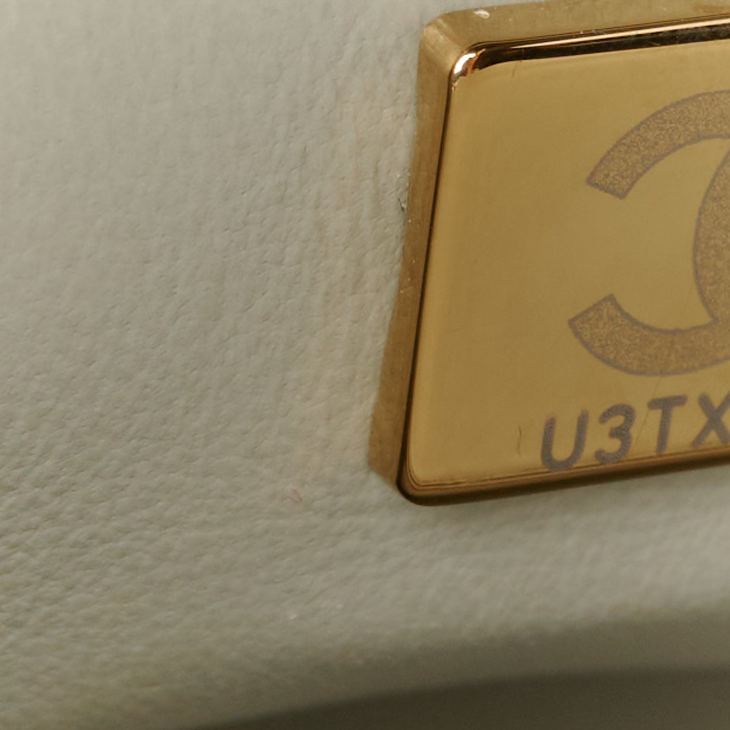 Lambskin Quilted Mini Pearl Crush Flap Light Grey