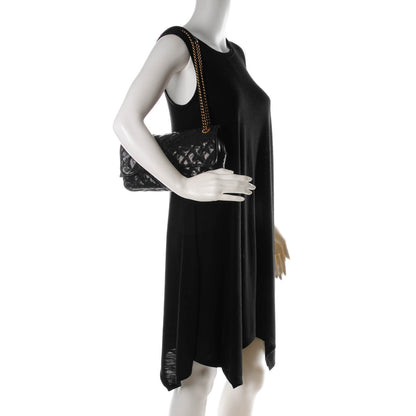 Chanel Crumpled Grained Calfskin Small Shiva Flap Black 2 of 7