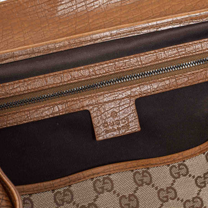 Gucci Monogram Bamboo Bullet Satchel 7 of 9
