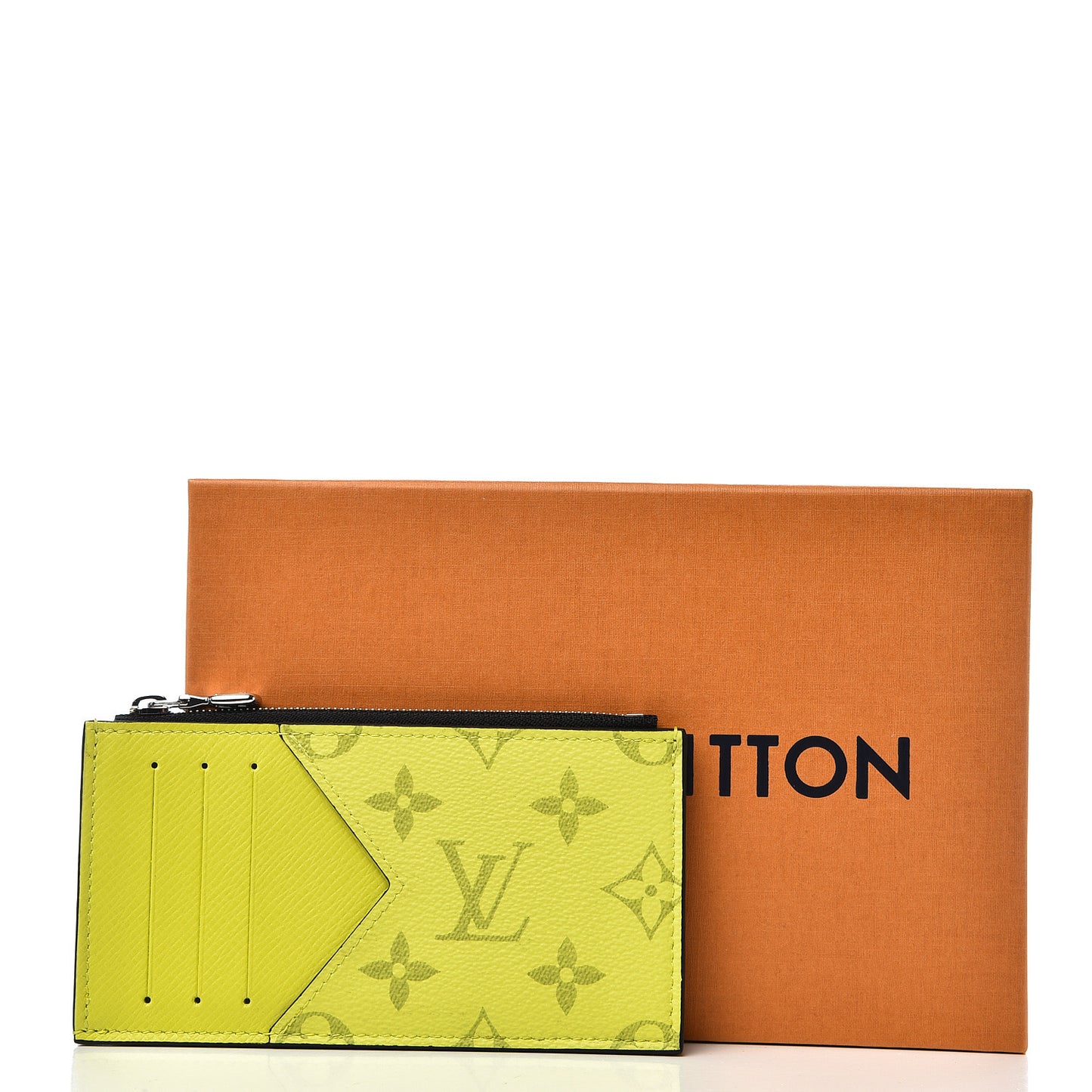 Monogram Taiga Coin Card Holder Yellow