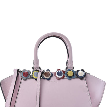 Fendi Vitello Dolce Plexiglass Flowerland Studded Mini 3Jours Tote Peonia Multicolor 14 of 14
