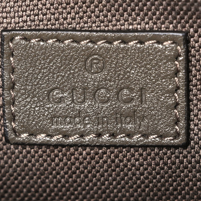 Gucci Sakai Be Green Calfskin Diagonal Stitched Mini Blondie Shoulder Bag Craclet Brown 6 of 10