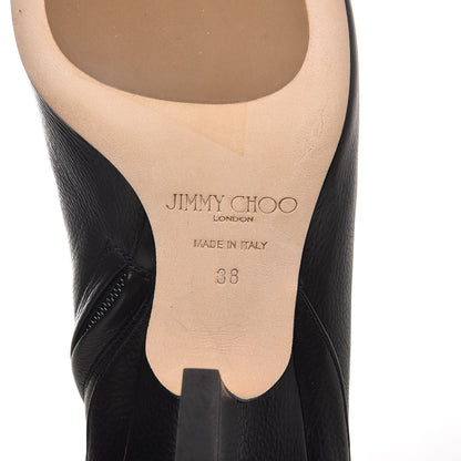 Jimmy Choo Grainy Calfskin Autumn 65 Ankle Boots 38 Black 9 of 14