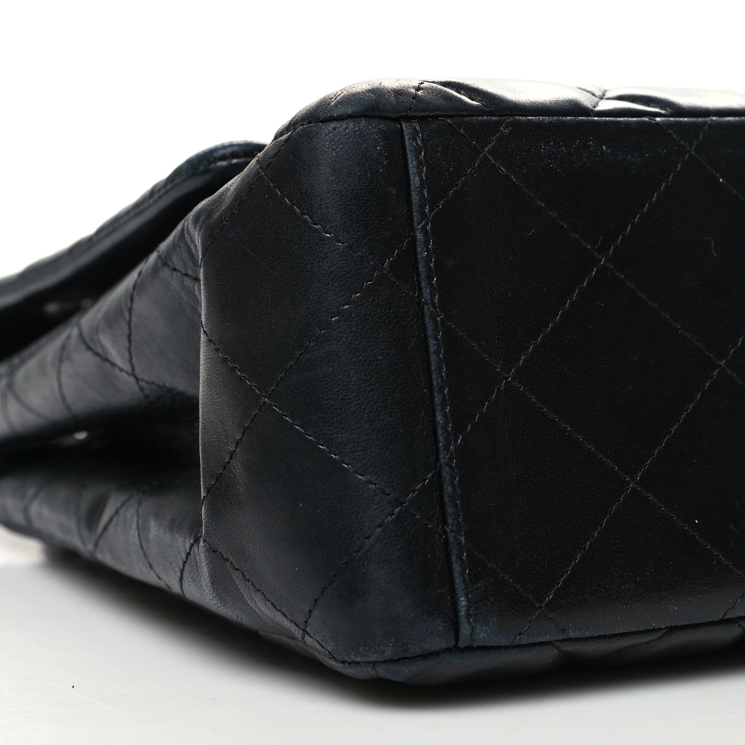 Chanel Lambskin Quilted Maxi Single Flap Black 9 of 12