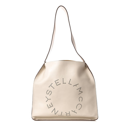 Stella McCartney Eco Alter Nappa East West Perforated Tote White 3 of 13