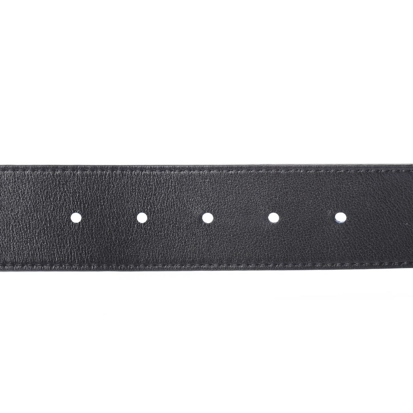 Calfskin Monogram 40mm LV Initiales Reversible Belt 90 36 Blue