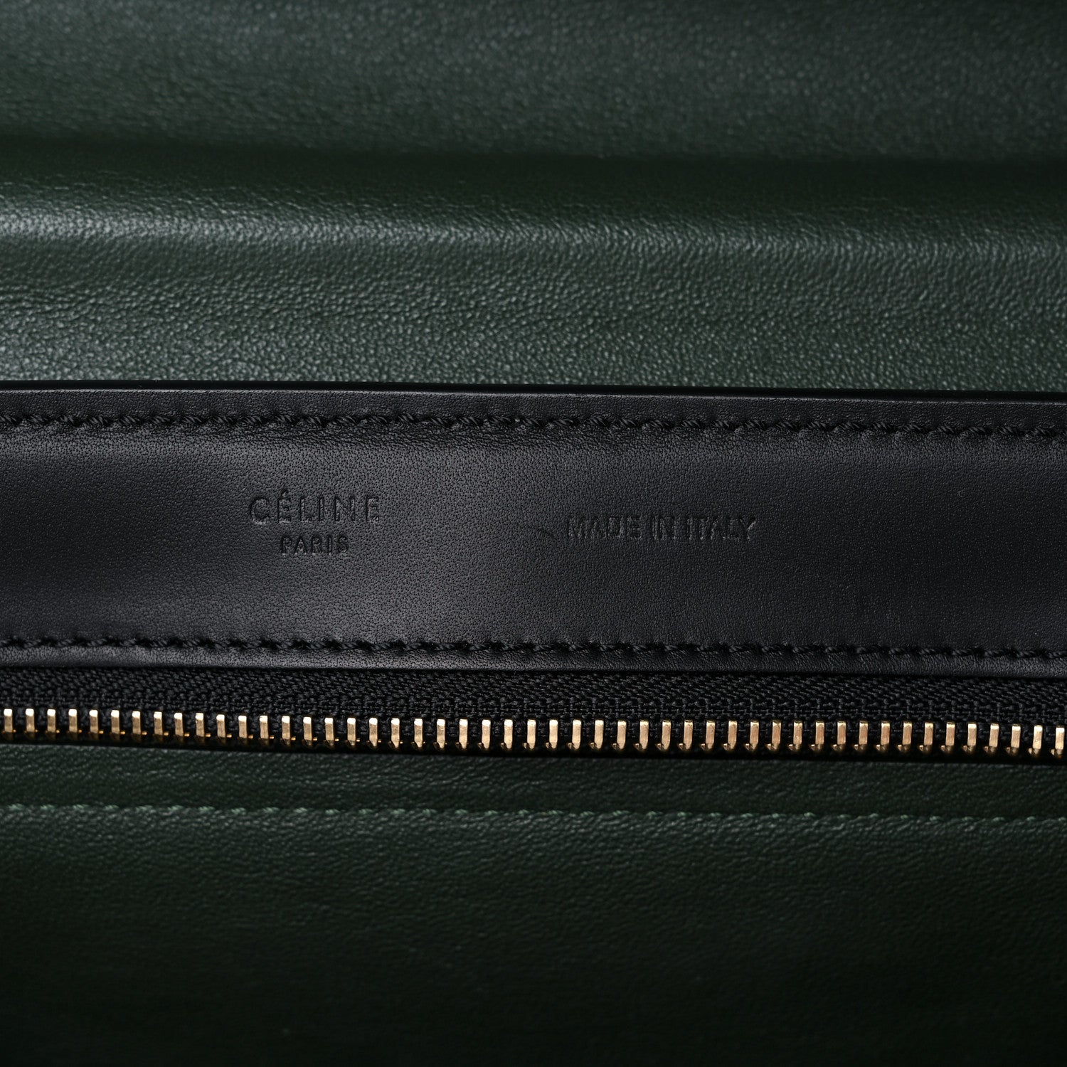 Celine Natural Calfskin Suede Medium Bi-Color Trapeze Black 6 of 27