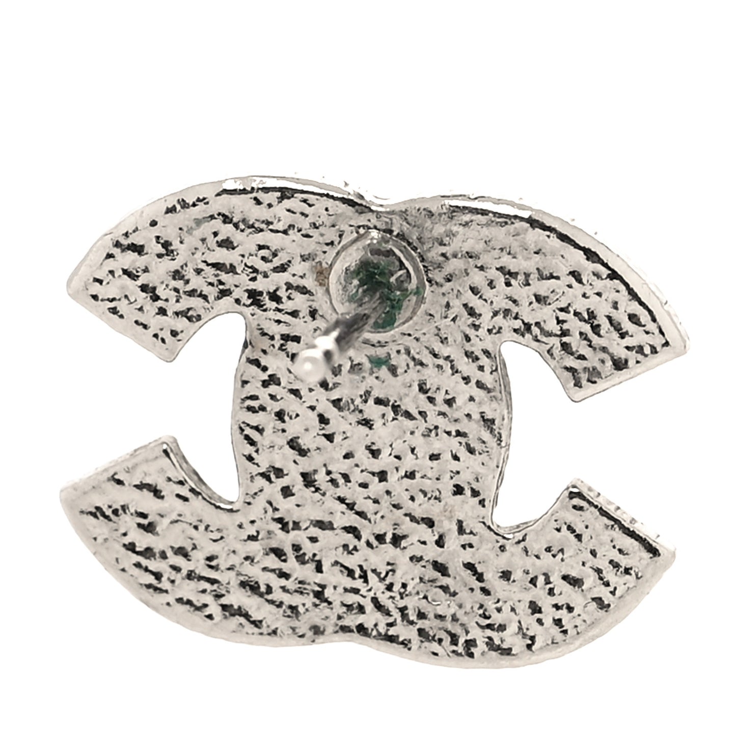 Crystal Mini Timeless CC Earrings Silver