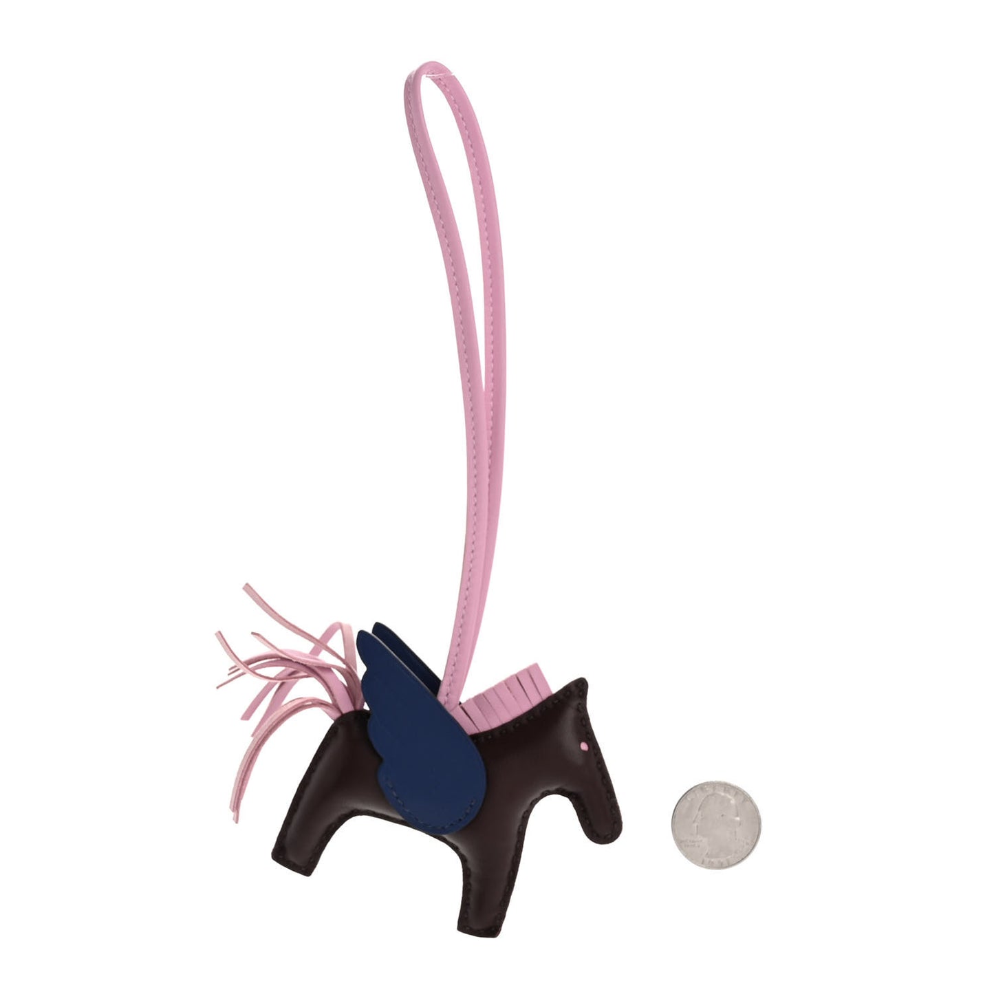 Milo Lambskin Grigri Rodeo Pegase Horse Bag Charm PM Rouge Sellier Mauve Sylvestre Bleu Saphir