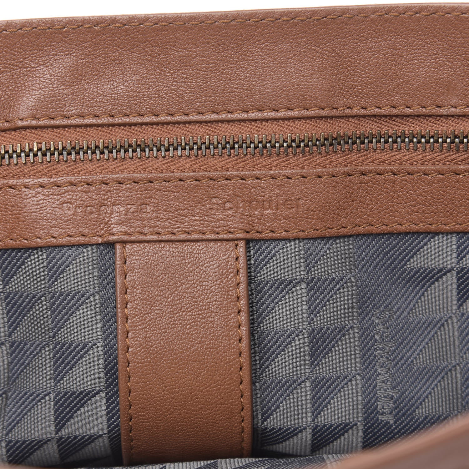 Proenza Schouler Lambskin Medium PS1 Satchel Saddle 8 of 12