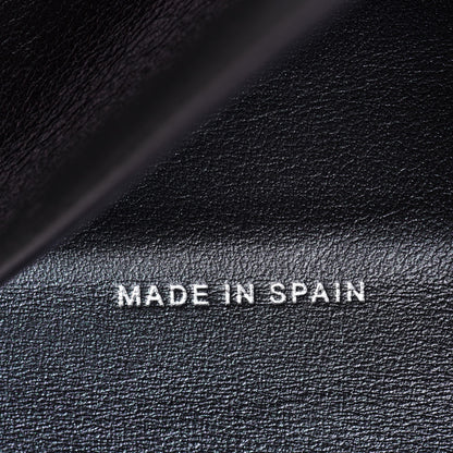 Chanel Iridescent Caviar Chevron Quilted Compact Flap Wallet Black 7 of 10