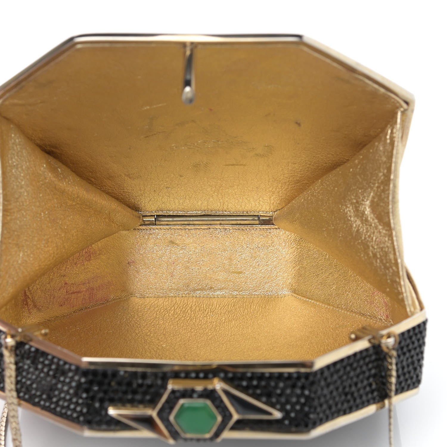 Judith Leiber Swarovski Crystal Minaudiere Clutch Black 5 of 16