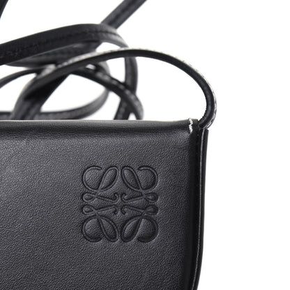 Loewe Soft Calfskin Mini Heel Pouch Black 10 of 10