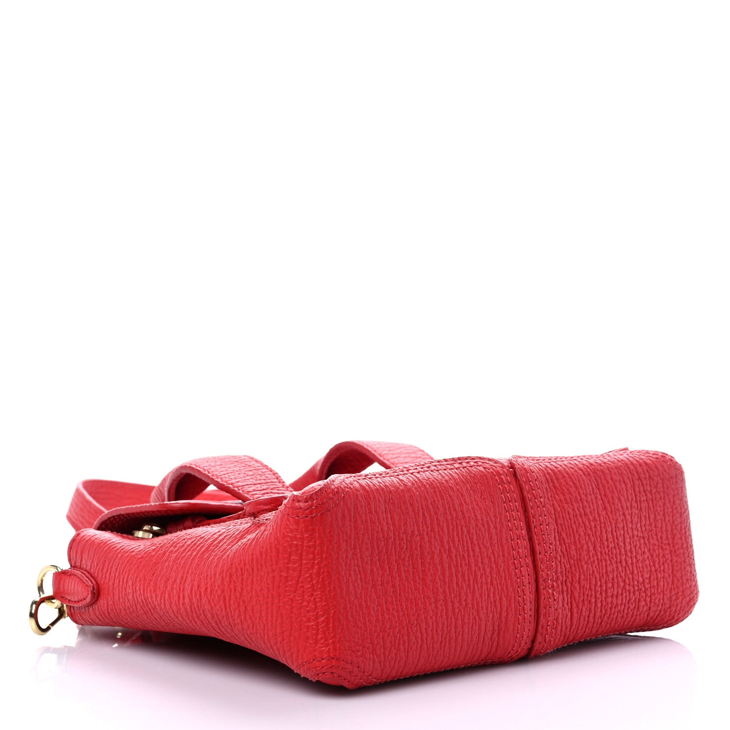 3.1 Phillip Lim Textured Calfskin Medium Pashli Satchel Red 3 of 9