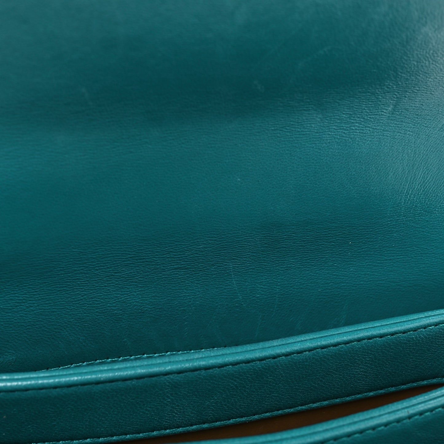 Lambskin Quilted Small Trendy Spirit Top Handle Bag Green