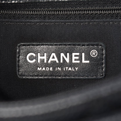 Chanel Caviar Quilted Flap Tote Dark Grey 6 of 13