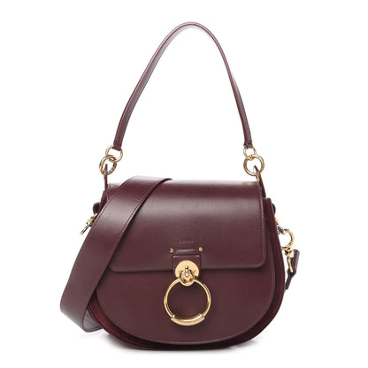 Chloe Calfskin Large Tess Bag Burnt Brown 1 of 12