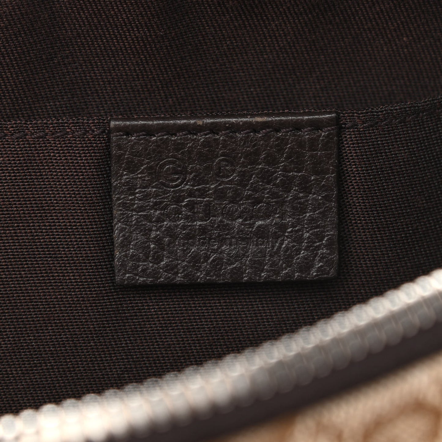 Monogram Belt Bag Dark Brown