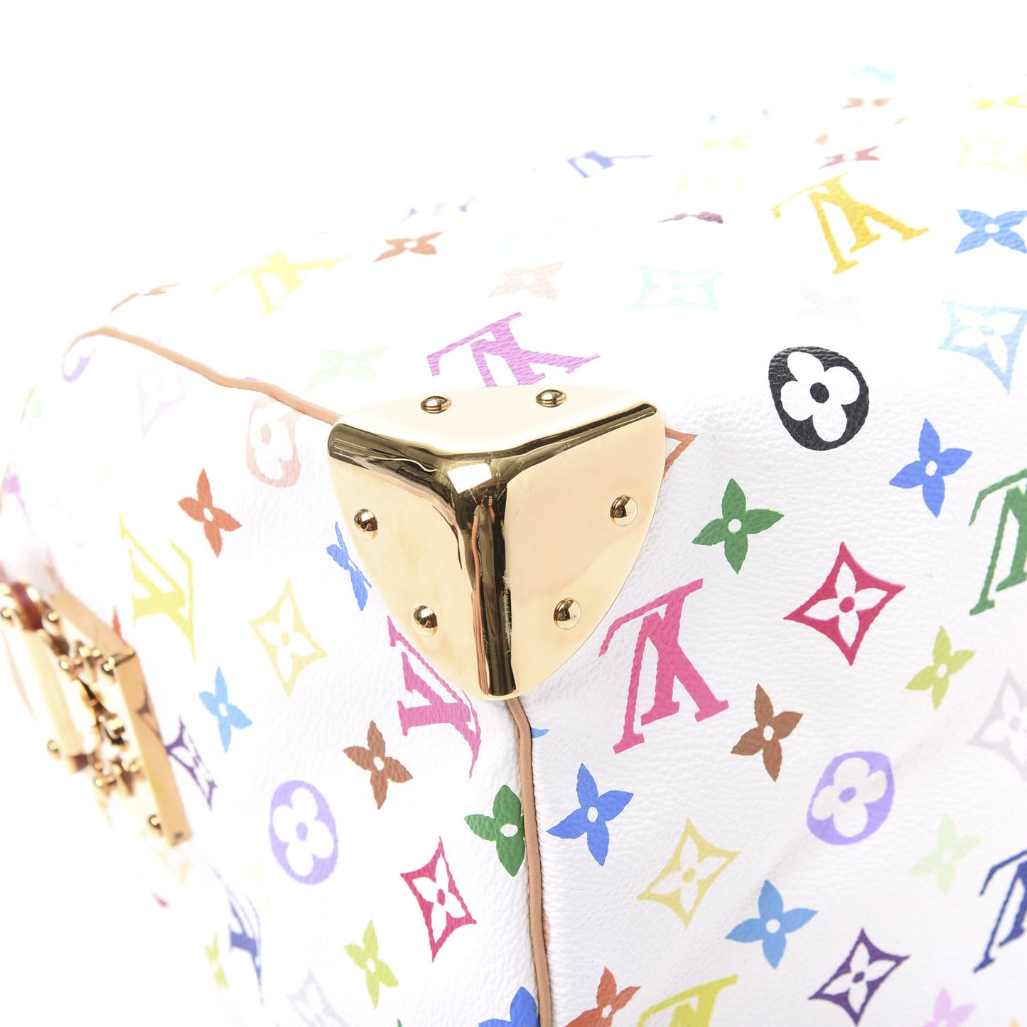 Monogram Multicolor Speedy 30 White