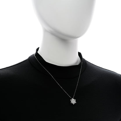 Roberto Coin PARKER & WEST BY FASHIONPHILE 18K White Gold Diamond .78ctw Halo Pendant Necklace 2 of 5